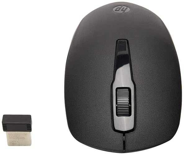 HP Mouse Inalámbrico 150, Conexión de 2.4 GHz, 1600 dpi, Windows/Mac OS, Ambidiestro, Negro