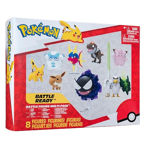 Pokemon - Paquete múltiple de Cifras de Batalla - 8 Unidades - Estilo 1