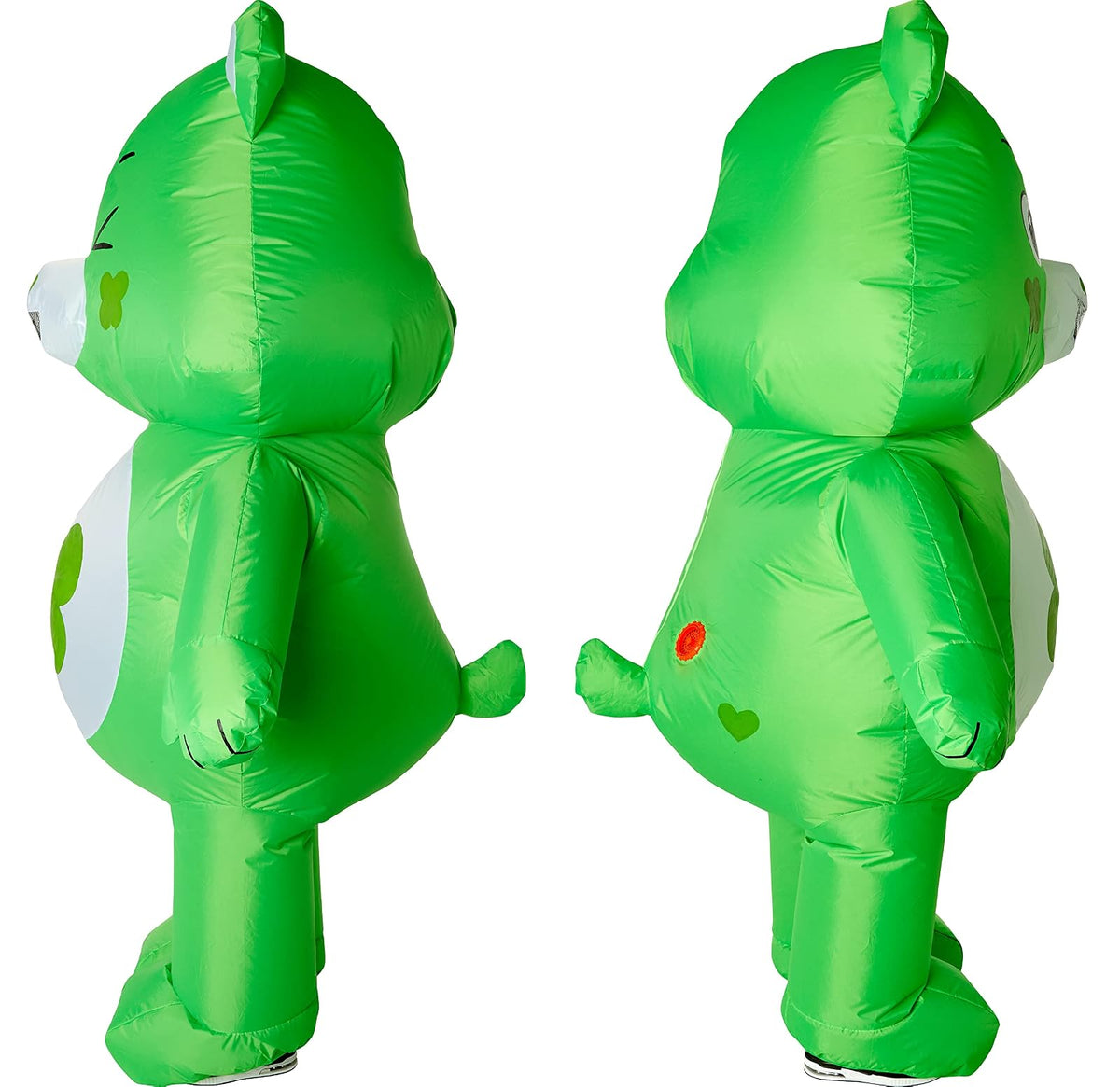 Rubies - Disfraz inflable de oso de buena suerte para adultos para fiestas temáticas y Halloween, como se muestra, talla única, Verde, Talla única