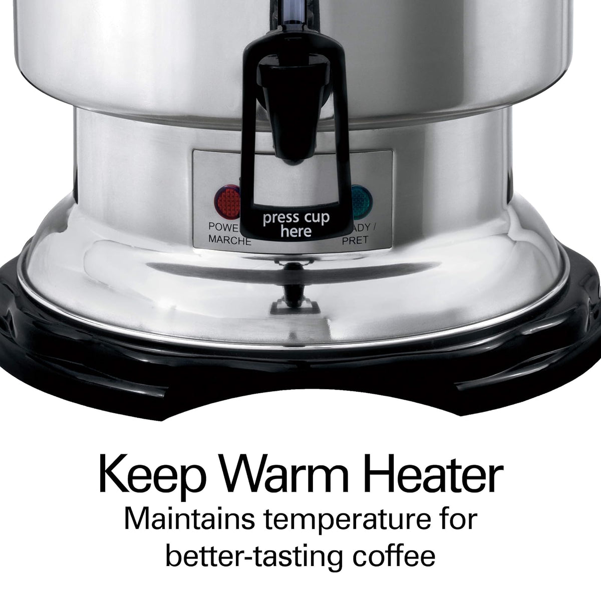 Hamilton Beach D50065 comercial 60-taza acero inoxidable café abalastro, Plata