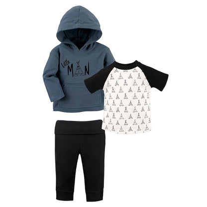 Yoga Sprout Conjunto de 3 Piezas Unisex para Bebé y Niño - 5 Toddler - Little Man Toddler
