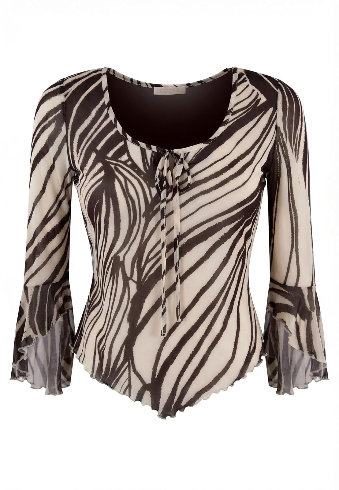 Guess Top Serafina de Malla sin Mangas 3/4