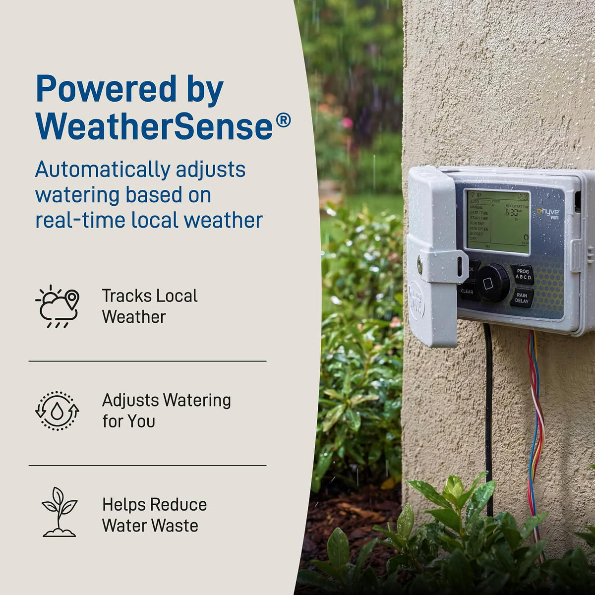 Orbit 57950 B-hyve Smart Indoor/Outdoor 12-Station WiFi Sprinkler System Controller