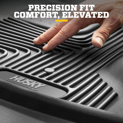 Husky Liners - Forro para piso delantero para SuperCrew/SuperCabo, 15 – 18 F150, SuperCrew/SuperCab, Negro, Floor Liners - Front