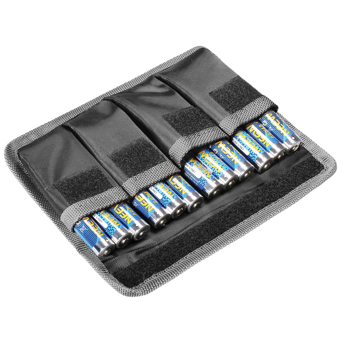 Neewer Bolso de Batería de DSLR para Batería AA y LP-E6 / LP-E8 / LP-E10 / LP-E12 / EN-El14 / EN-El15 / FW50 / F550 y Más, Apto para Batería de Nikon D800, Canon 5DMKIII, Sony A77