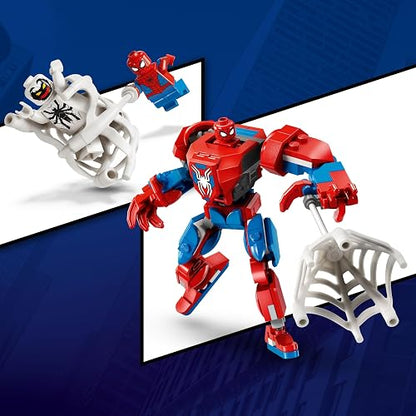 LEGO® Marvel Armadura Robótica de Spider-Man vs. Anti-Venom Juego de Aventuras de superhéroes con Figura de Juguete para Construir y Minifiguras, para niños de 6 años o más 76308