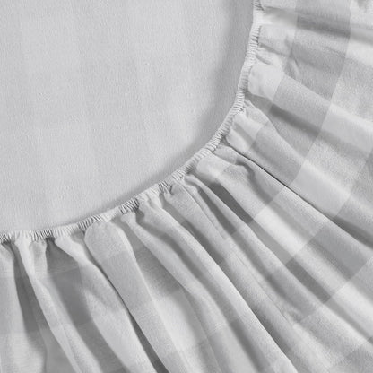 Eddie Bauer - Juego de sábanas Individuales, Ropa de Cama de Franela de algodón cálido y Transpirable con Bolsillos Profundos, Cepillado para Mayor suavidad, acogedora decoración del hogar,