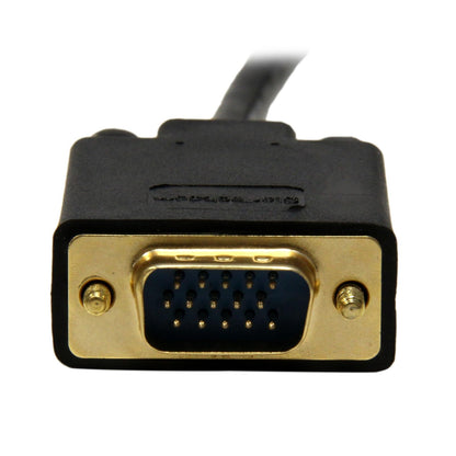 StarTech DP2VGAMM6B Cable 1.8m de Video Adaptador Convertidor DisplayPort DP a VGA, Activo, 1080p, Color Negro, 6 ft