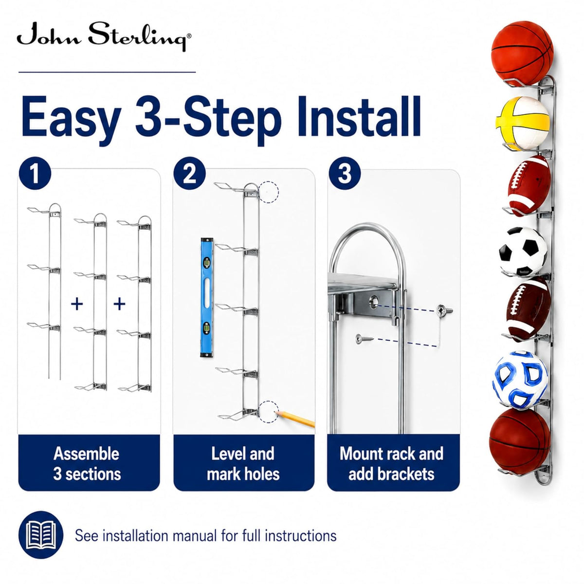Sports Ball Rack