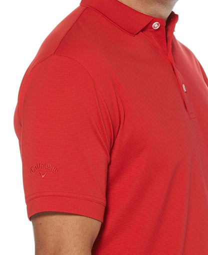 Callaway Polo de Golf otomano de Manga Corta OPTI-Shield Polo para para Hombre