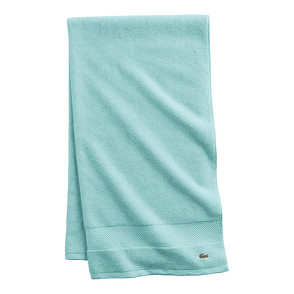 Lacoste Heritage Supima Toalla de Algodón - Bath Sheet 35x70 - verde menta