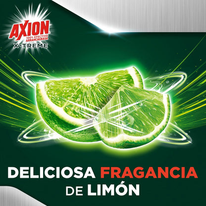Axion Lavatrastes Líquido Xtreme 100% Efectivo Arrancagrasa 2.8 L | Fórmula Concentrada y más Poderosa que Rinde Más, Máxima Eficacia, Corta la Grasa al Instante