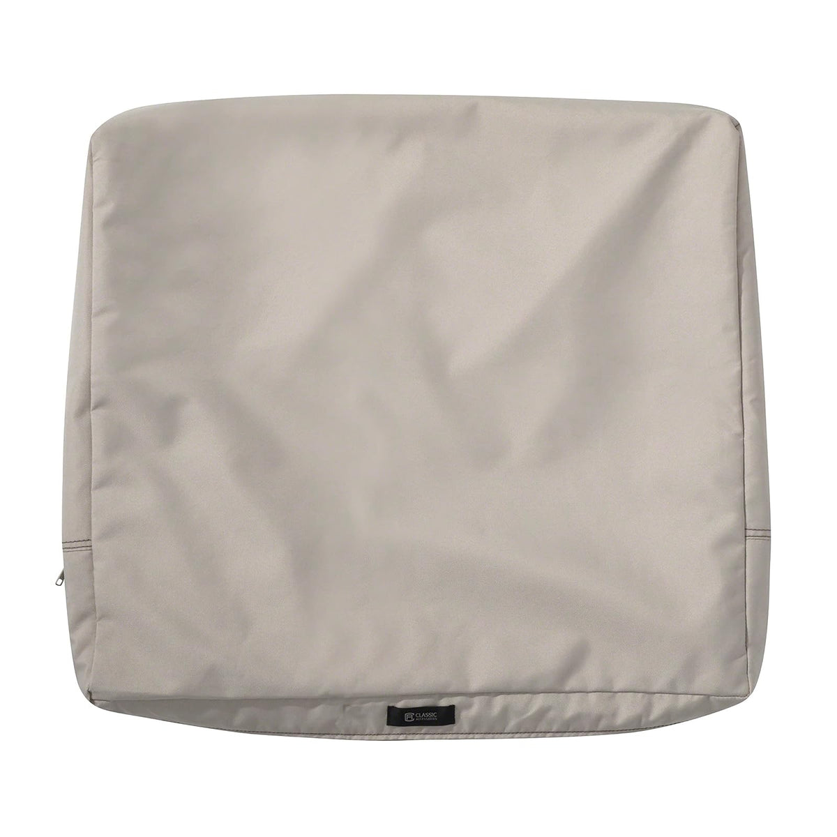 Classic Accessories Ravenna - Funda de cojín para Muebles de Patio, Resistente al Agua, 25 x 22 x 4 Pulgadas, Funda de cojín para Muebles de Patio, Hongos, Fundas de cojín para Muebles de Patio