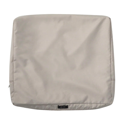 Classic Accessories Ravenna - Funda de cojín para Muebles de Patio, Resistente al Agua, 25 x 22 x 4 Pulgadas, Funda de cojín para Muebles de Patio, Hongos, Fundas de cojín para Muebles de Patio