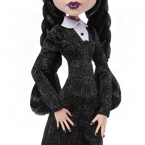 Monster High Skullector Muñeca de Colección Wednesday Merlina Adams 6Y+