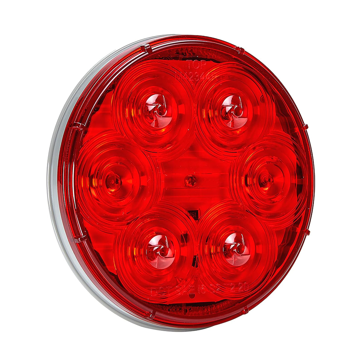 Maxxima M42344R Luz de Giro 6 LED Rojo 4 Pulgadas