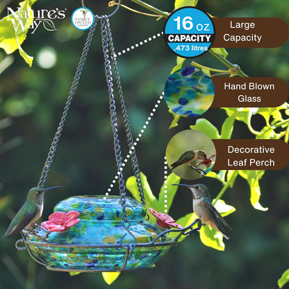 Nature's Way Bird Products Feeder GHF7 Illuminated Top Fill Hummingbird Feede