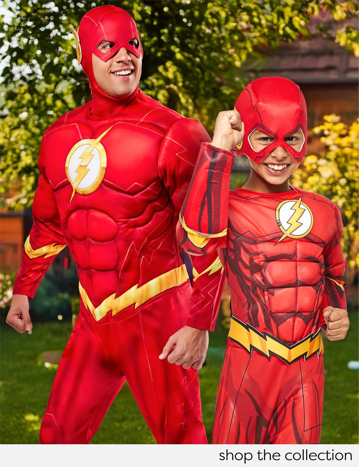 Rubie's Disfraz de superhéroes DC Flash Deluxe para niños, pequeño