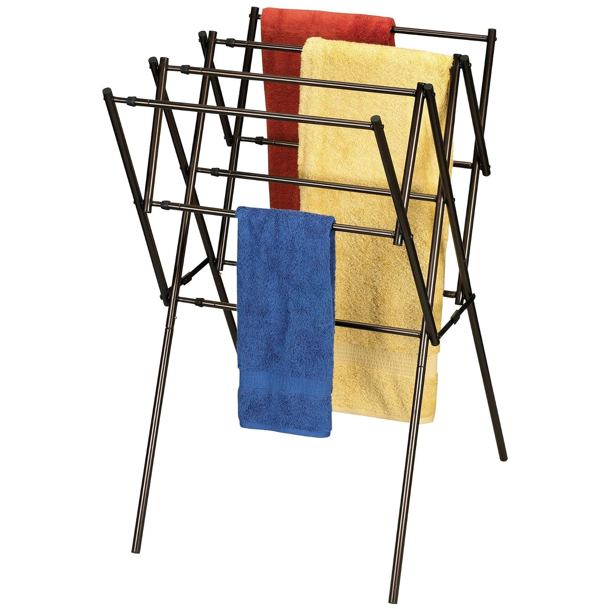 Household Essentials - Tendedero Extensible Plegable para Interiores, Bronce, Almacenaje, 1