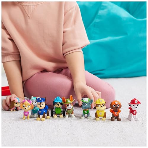 Paw Patrol, 10.º Aniversario, Set de Regalo de Figuras de Juguete con 10 Figuras de acción coleccionables, Juguetes para niños a Partir de 3 años