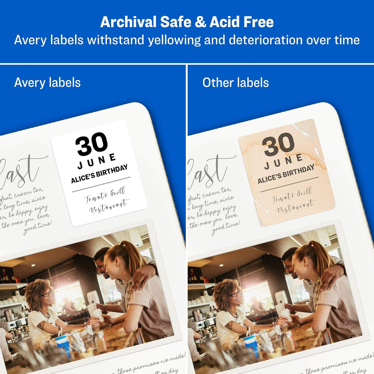Avery 06583 Etiquetas Ovaladas Blancos para Impresora Láser E Inkjet, 270 Etiquetas