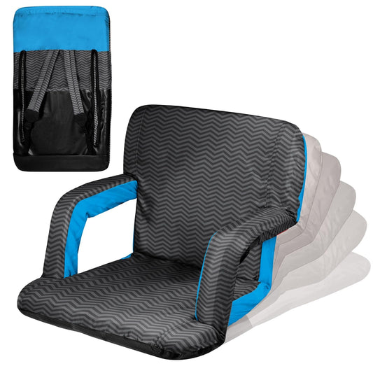 ONIVA - una Marca de Picnic Time - Asiento reclinable Ventura con Soporte Trasero, Asiento blanqueador