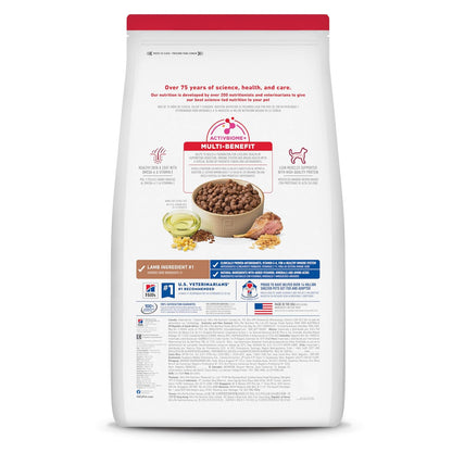 Hill's Science Diet Croquetas para Perro Adulto Sabor Cordero 15Kg | Croquetas Hill's para perro, cordero real, digestión saludable, sistema inmunológico fuerte, omega-6 y vitamina E