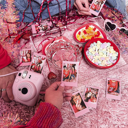 Fujifilm Pack instax Mini 12 Rosa + 2 Pack + Accesorios