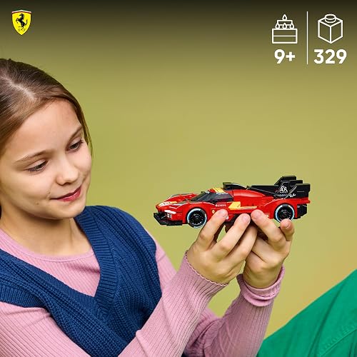 LEGO Speed Champions Ferrari 499P – Ferrari de Colección – Auto de Carreras con 1 Minifigura de un Piloto – Set de Construcción para Niños y Niñas a Partir de 9 Años – 77261