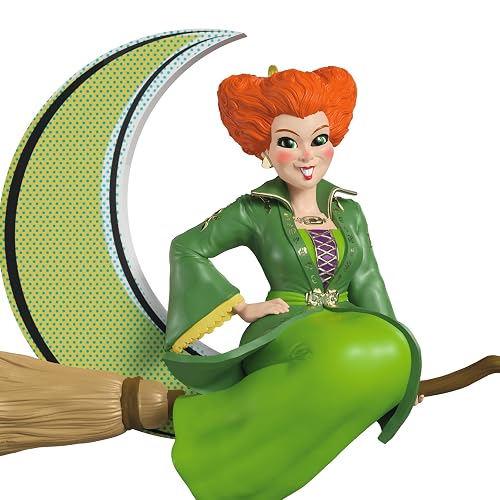 Hallmark - Adorno de Halloween 2025, Disney Hocus Pocus Tonight We Fly!, Decoraciones de Halloween