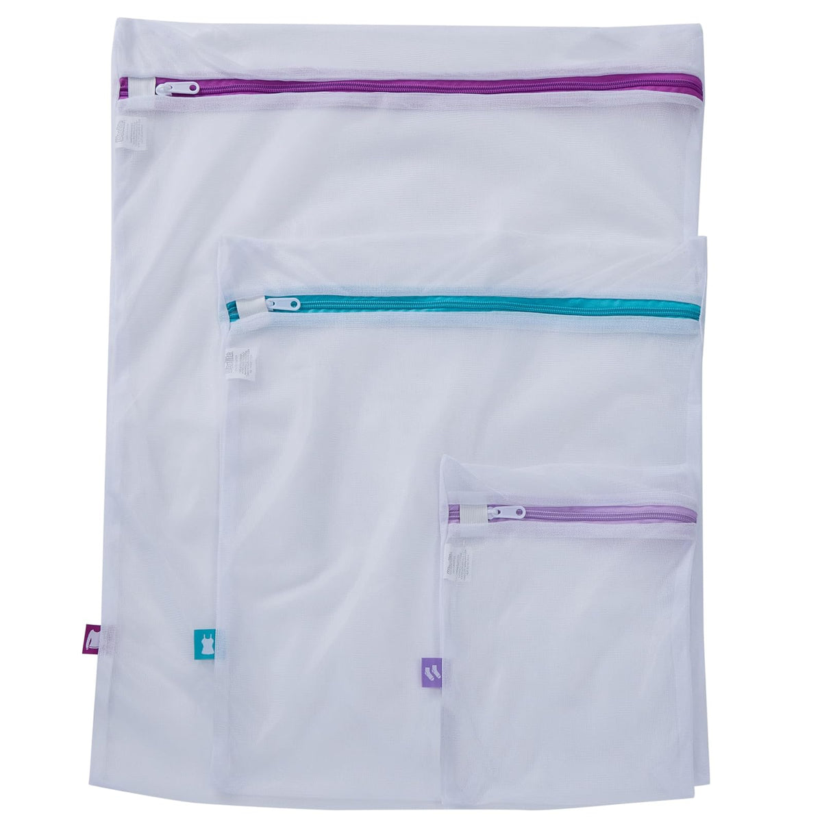 Woolite Laundry 360 Bolsa de Lavado de Malla tratada desinfectada de 3 Piezas