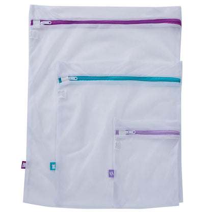 Woolite Laundry 360 Bolsa de Lavado de Malla tratada desinfectada de 3 Piezas