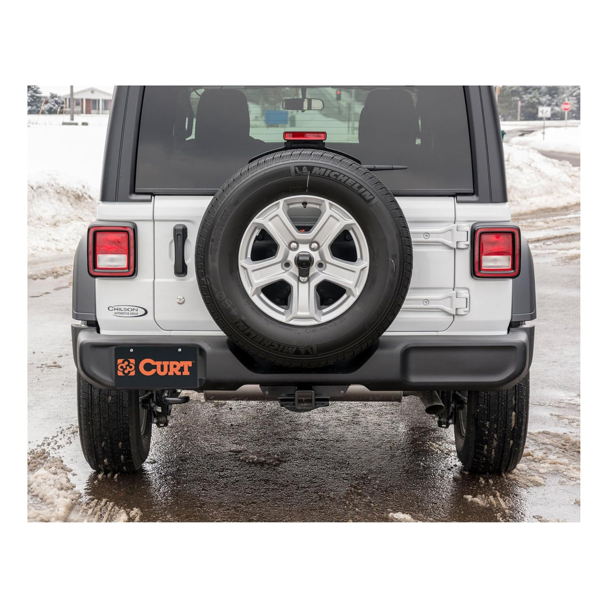 CURT Manufacturing 13392 - Enganche para Remolque de Clase 3 (Receptor de 5 cm) para Jeep Wrangler JL Negro