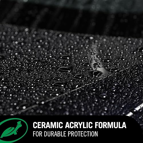 Turtle Wax, Hybrid Solutions, Cera Negra Cerámica para Autos, Ceramic Acrylic Black Car Wax, 473 ml