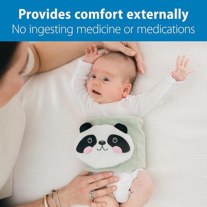 Dr. Brown's Cinturón para alivio de cólicos, envoltura de vientre calentada, cinturón para bebé para alivio de gas, alivio natural para malestar estomacal en bebés y niños pequeños, erizo