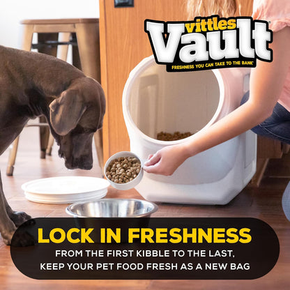 Gamma2 Vittles Vault - Contenedor apilable para almacenamiento de alimentos para perros, hasta 60 libras, almacenamiento de alimentos secos para mascotas, fabricado en Estados Unidos