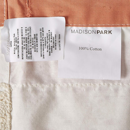 Madison Park Dawn Cortina de Ducha, 72 x 72 cm, Color Coral