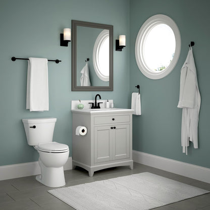 Delta Faucet 75935-BL Trinsic - Gancho para bata, color negro mate