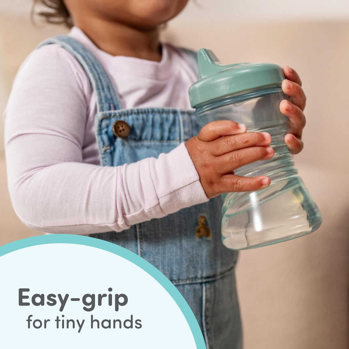 NUK First Choice Fun Grips - Taza de popote, 10 onzas, paquete de 3