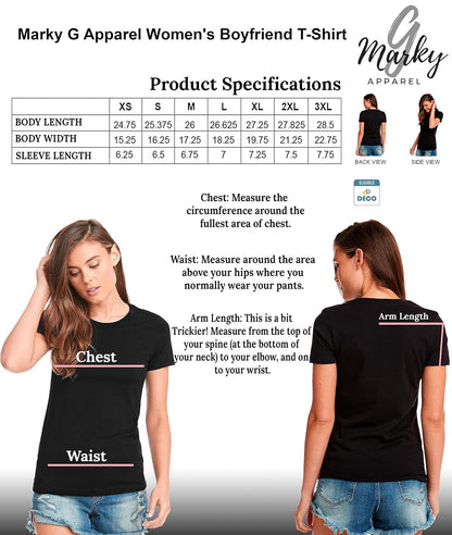 Marky G Apparel Playera de Novio Camiseta para Mujer
