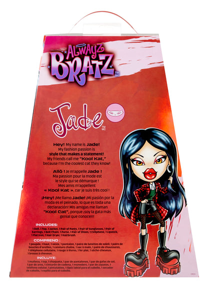 Bratz Alwayz - Muñeca Jade - Estilo Único con 10 Accesorios y Póster Exclusivo - Juguete para Niños y Niñas de 6+ Años