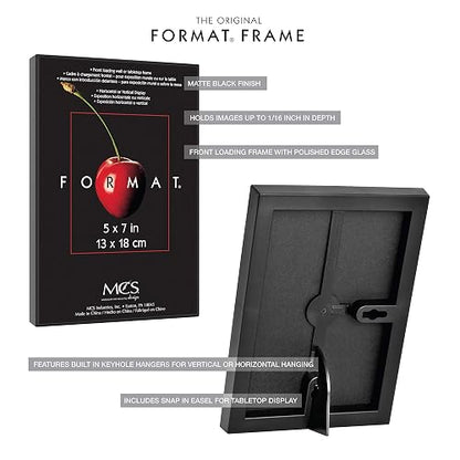 MCS 12,7 x 17,8 cm Formato Marco de Fotos, Color Negro, Paquete de 12, Black 12 Pack, 1 uds. por Paquete