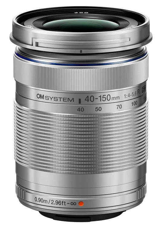 OM System M.Zuiko Digital ED 40-150mm f/4-5.6 R Lente para Micro Cuatro Tercios, Plata