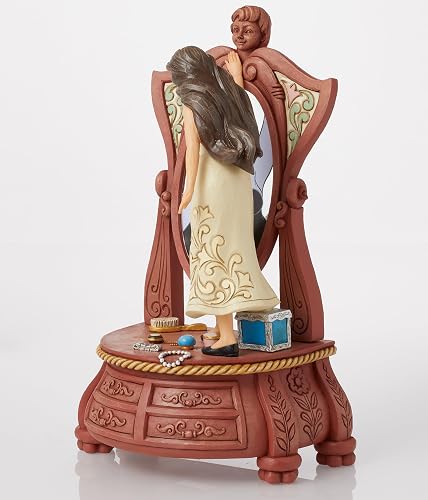 Enesco Disney Traditions by Jim Shore - Figura de escena de cambiador de la sirenita Ursula as como Vanessa, resina de piedra, pintada a mano, cifras coleccionables, de villano de Disney, bruja de mar