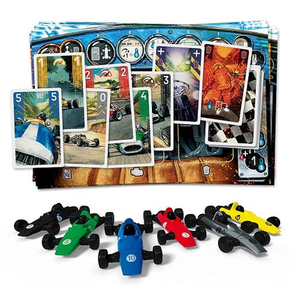 Heat Pedal to The Metal Board Game | Strategy | Grand Prix Racing Game | Fun Family Game for Kids and Adults | Ages 10+ | 1-6 Players | Average Playtime 60 Minutes | Made by Days of Wonder