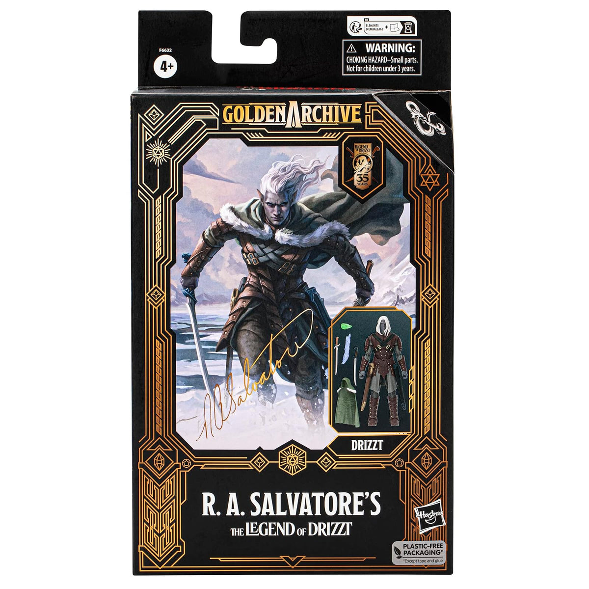 Dungeons & Dragons Dragones y Mazmorras R.A. Salvatore's The Legend of Drizzt Golden Archive, Figura Drizzt de 15 cm