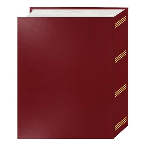 Pioneer Photo Albums - Álbum de fotos A4-100, 100 bolsillos, Rojo burdeos, 4 "x 6"