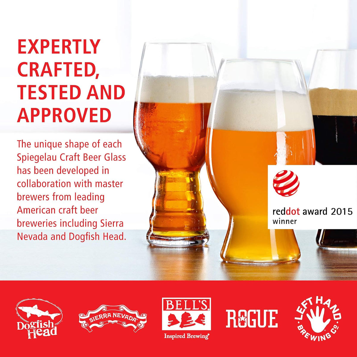 Nachtmann 1734-21 Juego de 4 Vasos de Cerveza Craft Beer