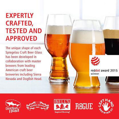 Nachtmann 1734-21 Juego de 4 Vasos de Cerveza Craft Beer