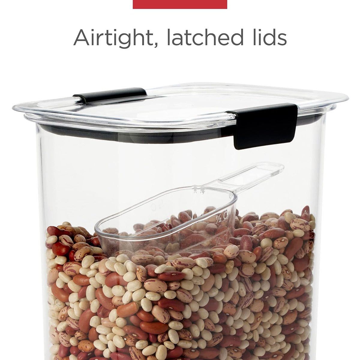 Rubbermaid Contenedor Hermético Alimentos Cereales | 18 cup capacidad, 32 oz inastillable, sin BPA, apto lavaplatos